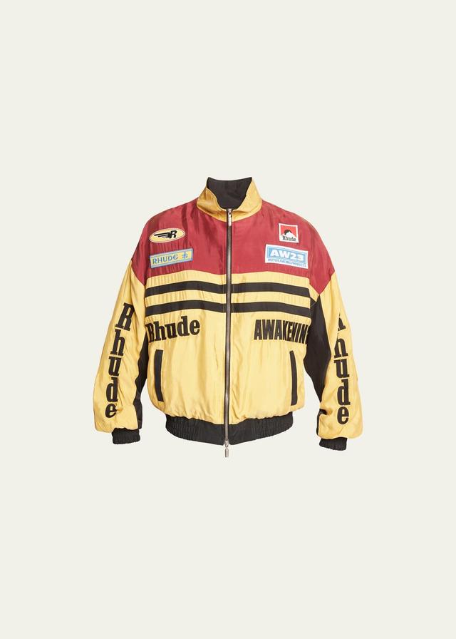 Mens Nylon Rally Racing Jacket Product Image