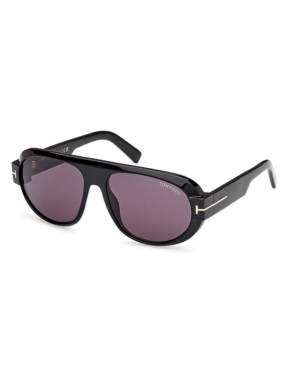 Mens 59MM Pilot Sunglasses Product Image