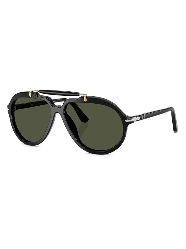 Mens 57MM Square Sunglasses Product Image