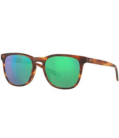 Costa Unisex 6S2002 Sullivan Tortoise 53mm Square Sunglasses Product Image