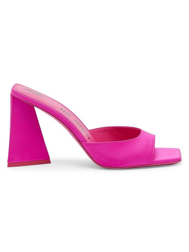 Womens Mini Devon 85MM Satin Mules Product Image