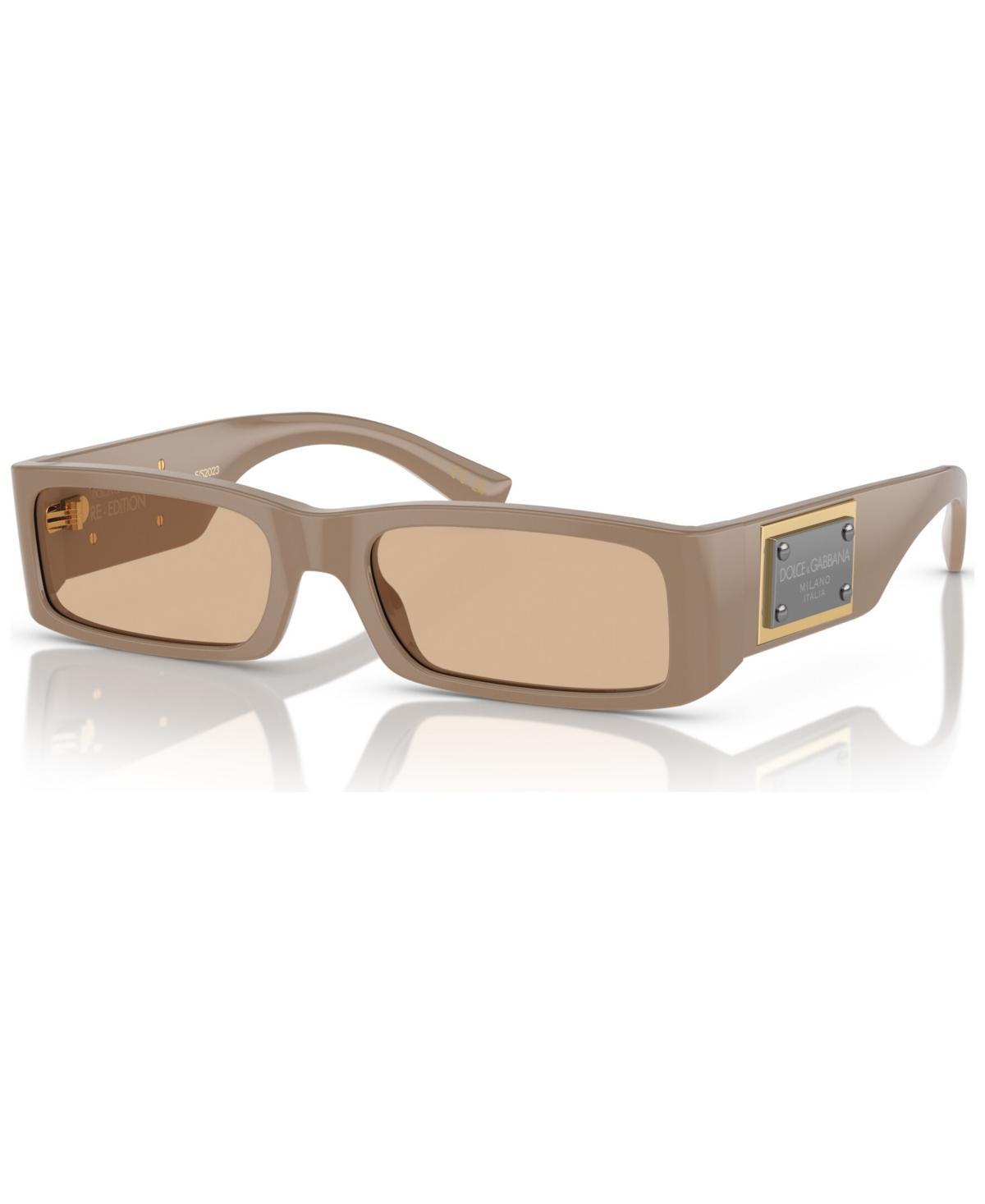 Mens 55MM Rectangular Sunglasses Product Image