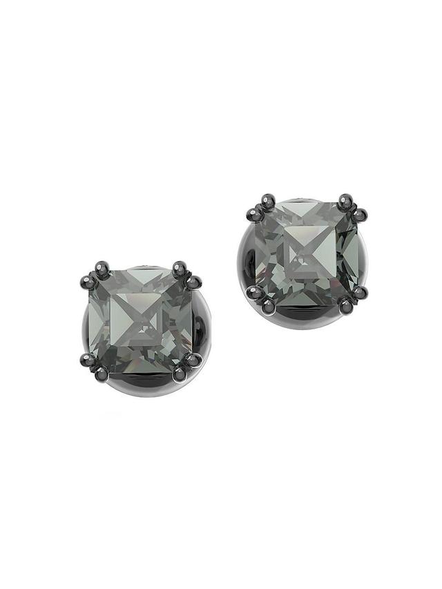 Swarovski Black-Tone Millenia Crystal Stud Earrings Product Image