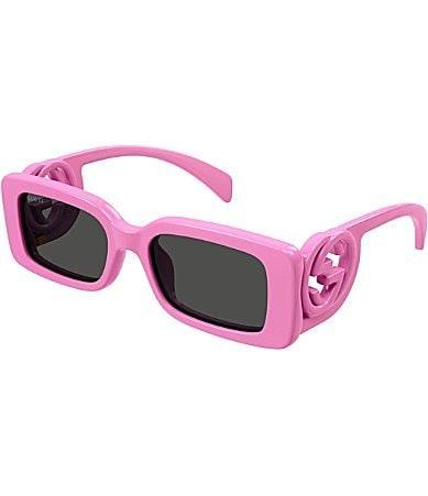 Monochrome GG Rectangle Acetate Sunglasses Product Image