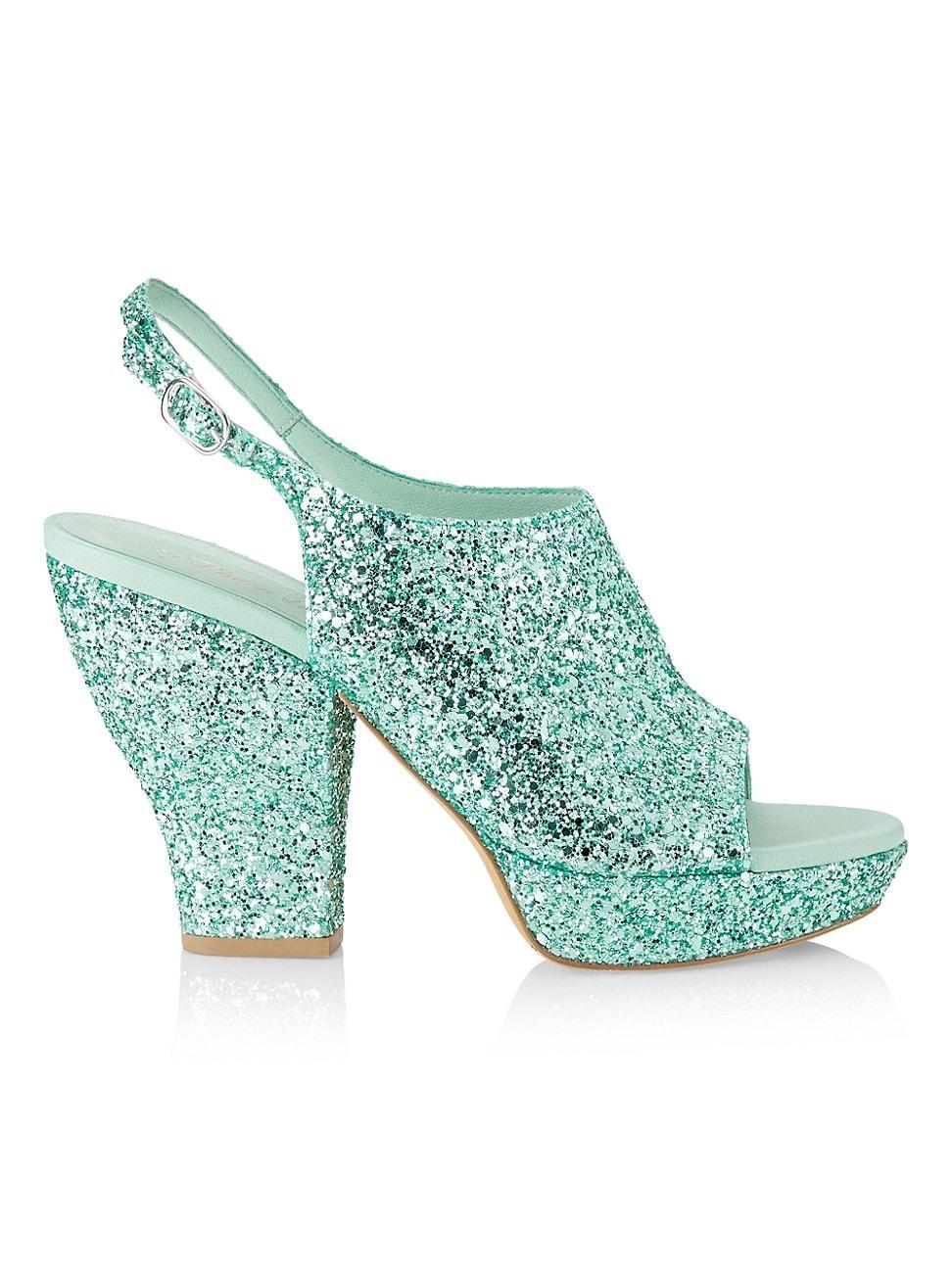 3.1 Phillip Lim Womens Salma Glitter Platform Sandals Product Image