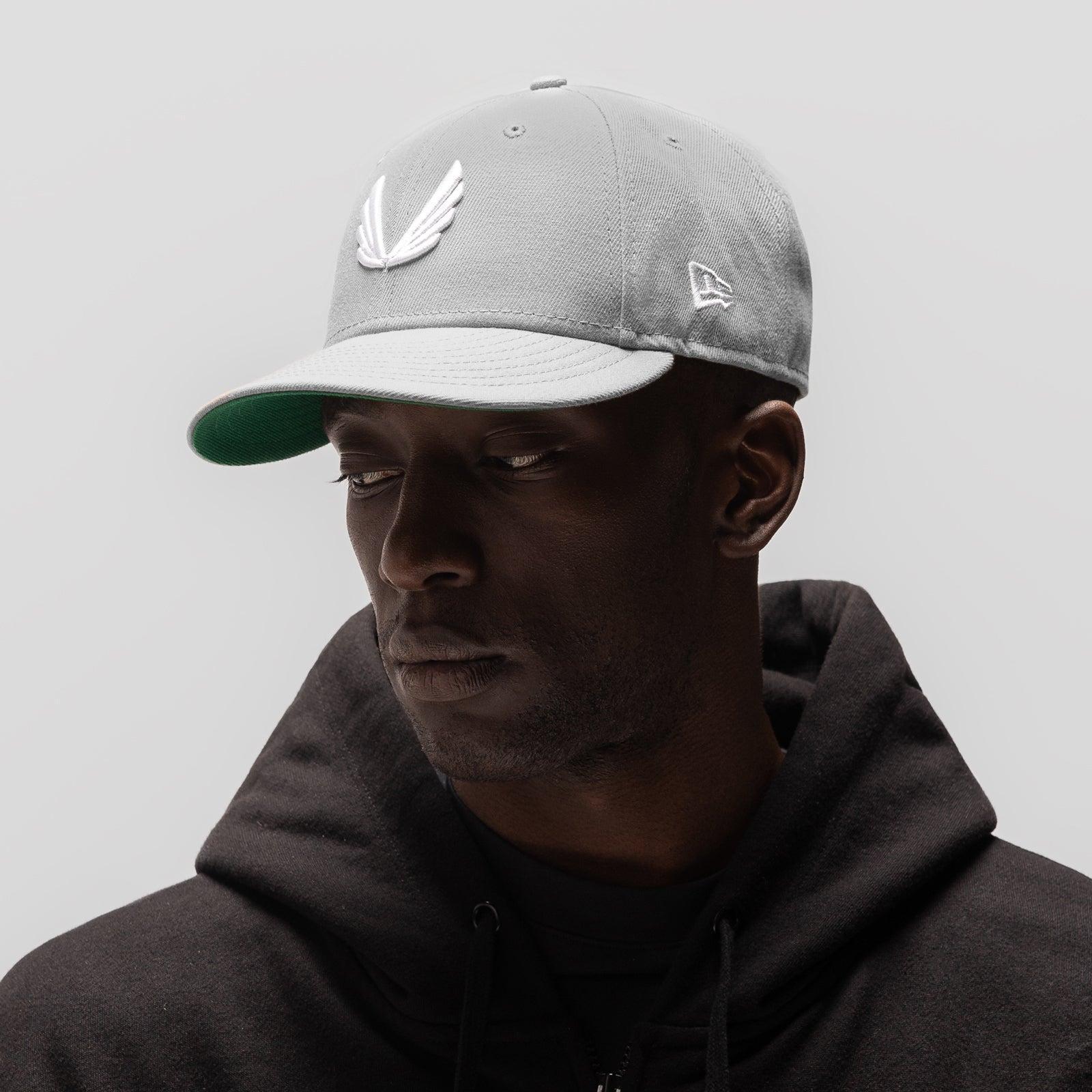 New Era® 59Fifty® Low Profile Hat - Grey/White “Wings” Product Image