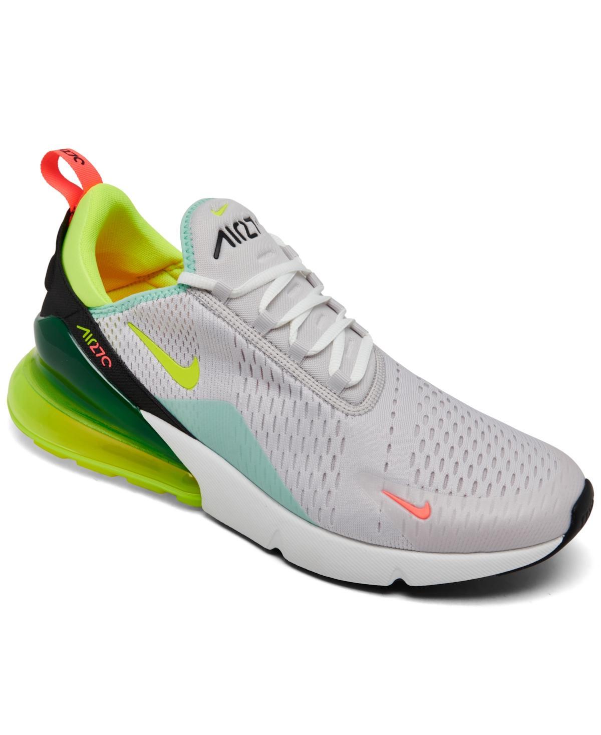 Nike Mens Air Max 270 Casual Sneakers from Finish Line - Vast Gray, Volt Product Image