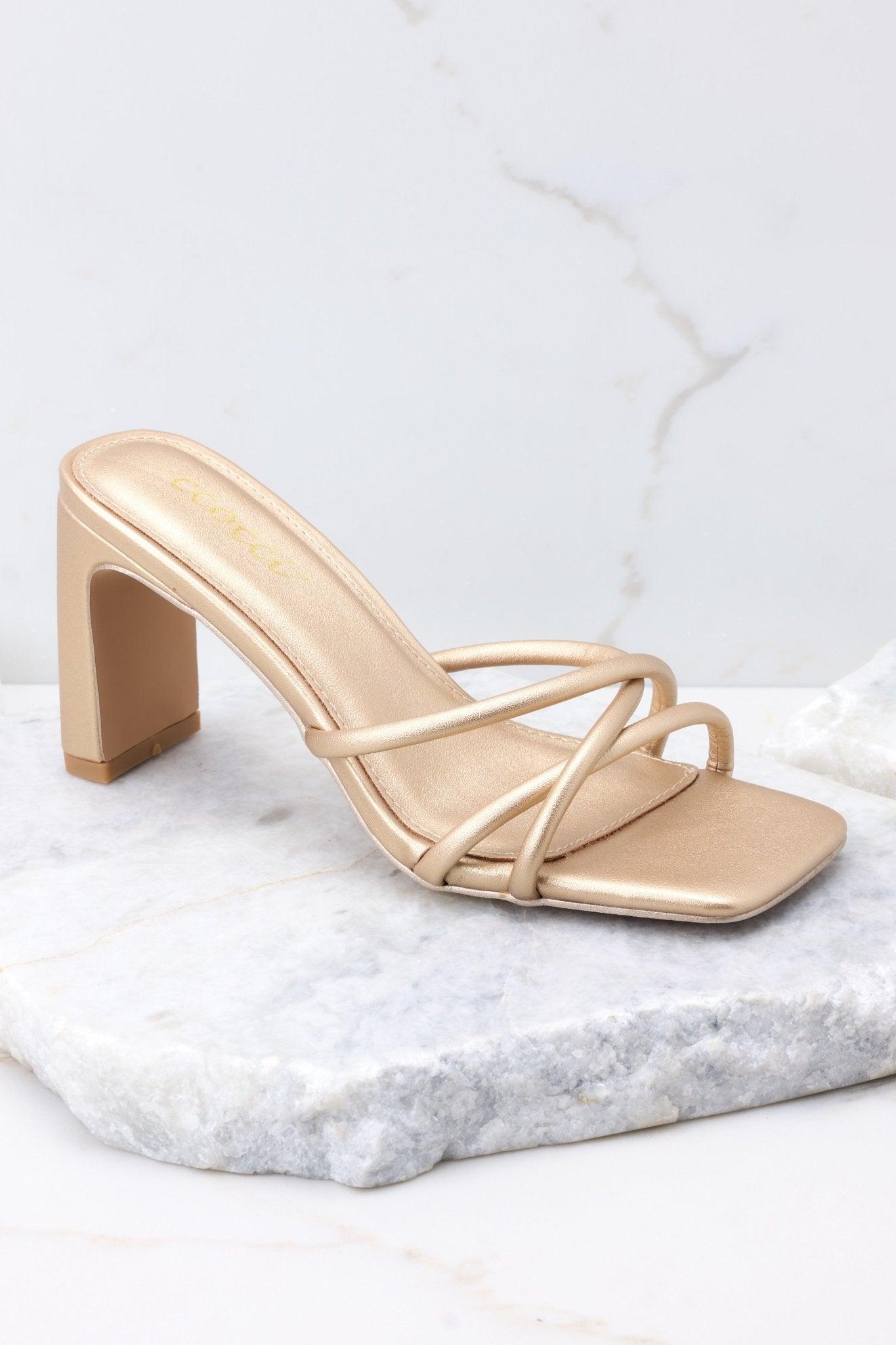 Stride On By Champagne Sandals Product Image