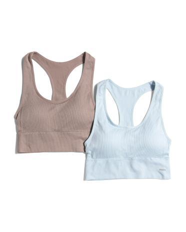 2pk Seamless Ribbed Bras for Women Product Image