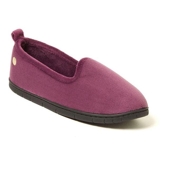 Dearfoams Rachel Velour Womens Closed Back Slippers Product Image