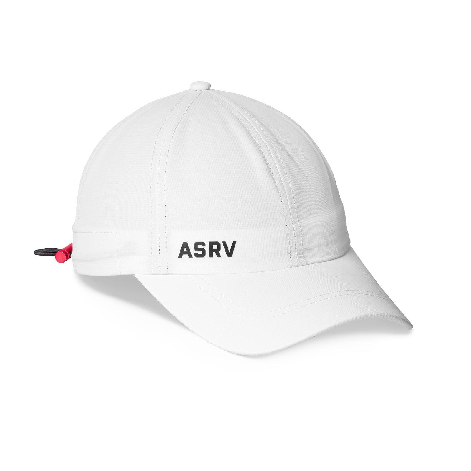 0821. Performance Cinch Hat - White/Black "ASRV" Product Image