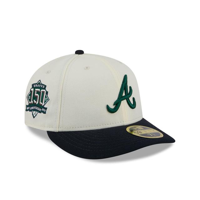 Atlanta Braves Mahogany Dust Low Profile 59FIFTY Fitted Hat Male Product Image