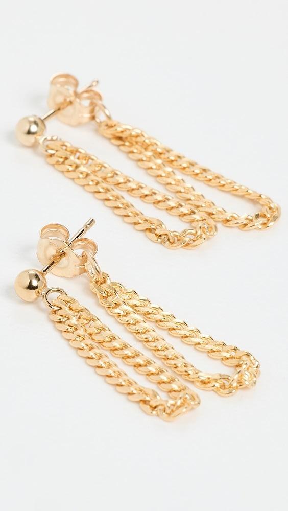 Gwen Beloti Double Link Drop Earrings | Shopbop Product Image