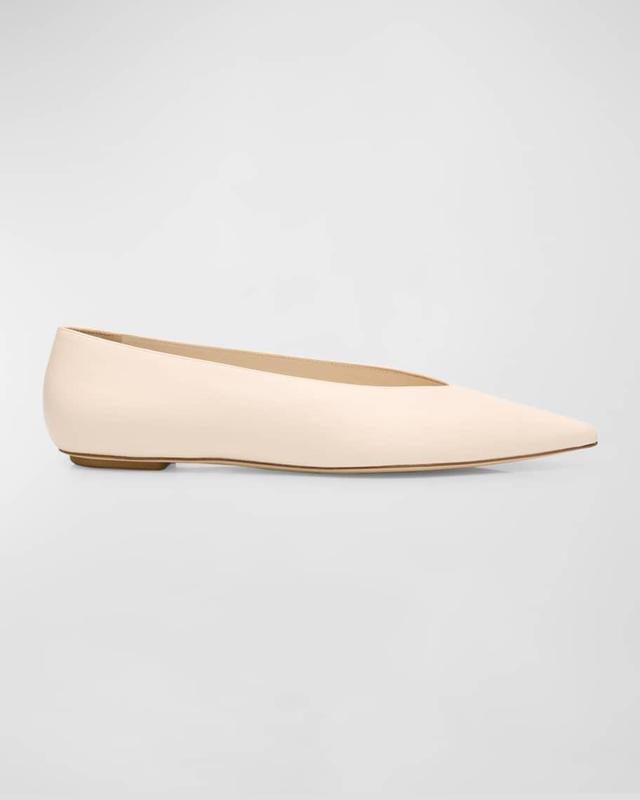 Lina Leather Point-Toe Ballerina Flats Product Image