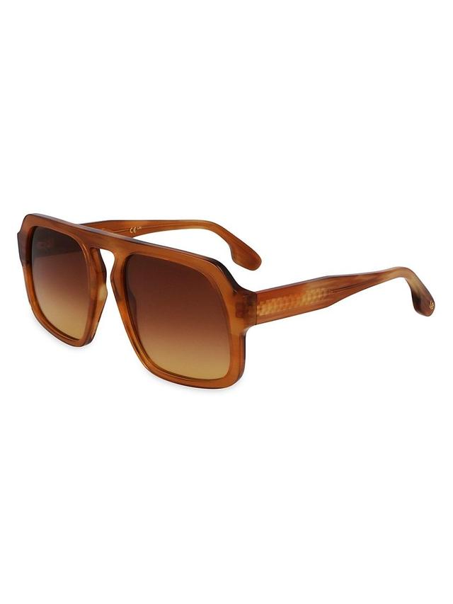 Womens VB Chain 53MM Rectangular Sunglasses Product Image