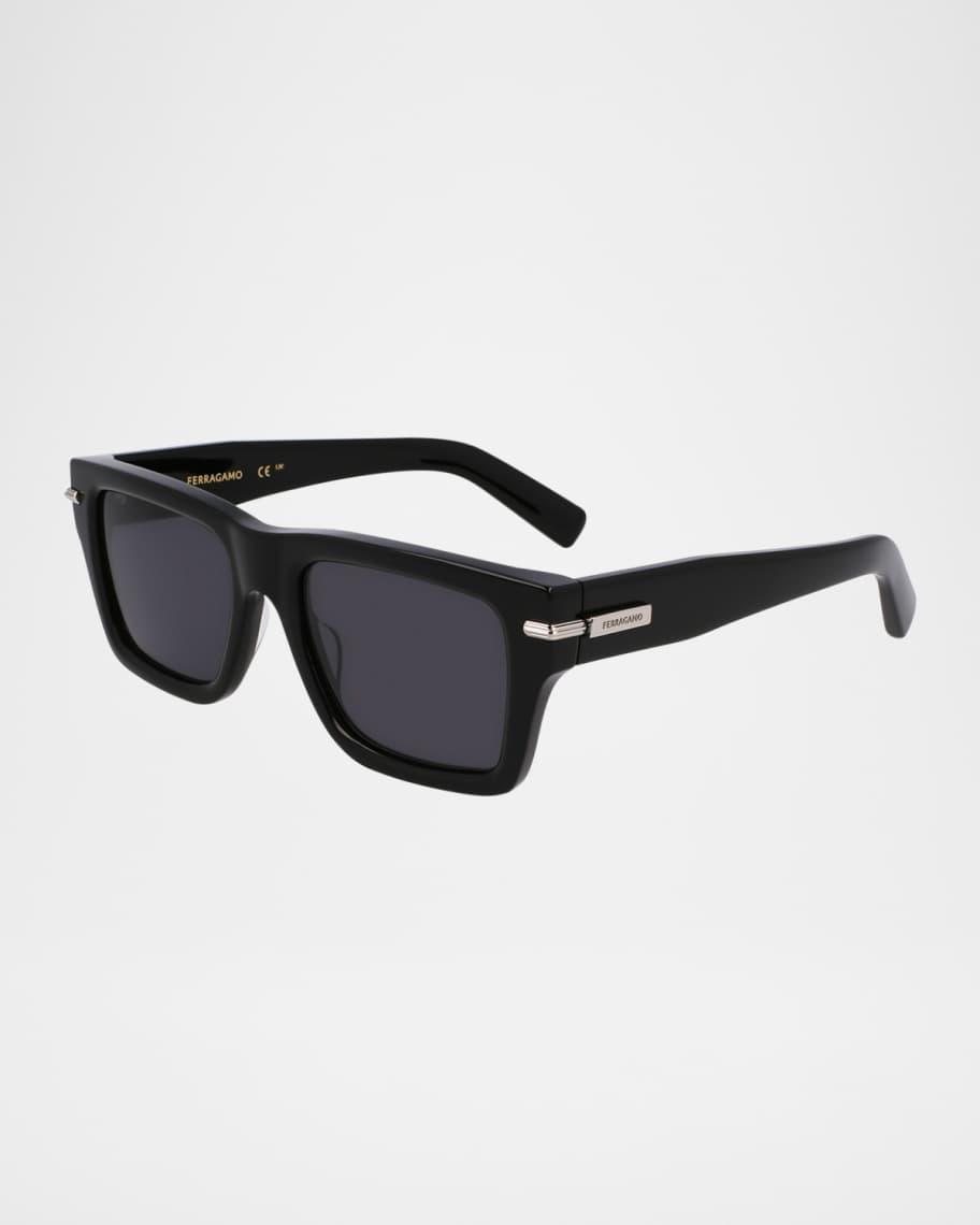 Men's Prisma Modified Acetate Rectangle Sunglasses Product Image