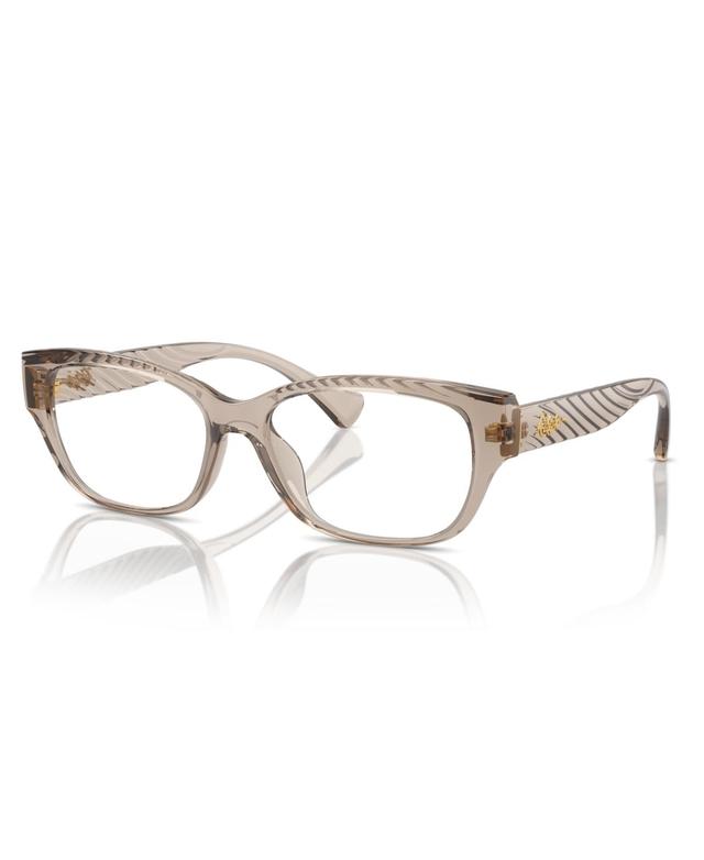 Ralph by Ralph Lauren Womens Polarized Eyeglasses, RA7165U - Shiny Transparent Beige Product Image