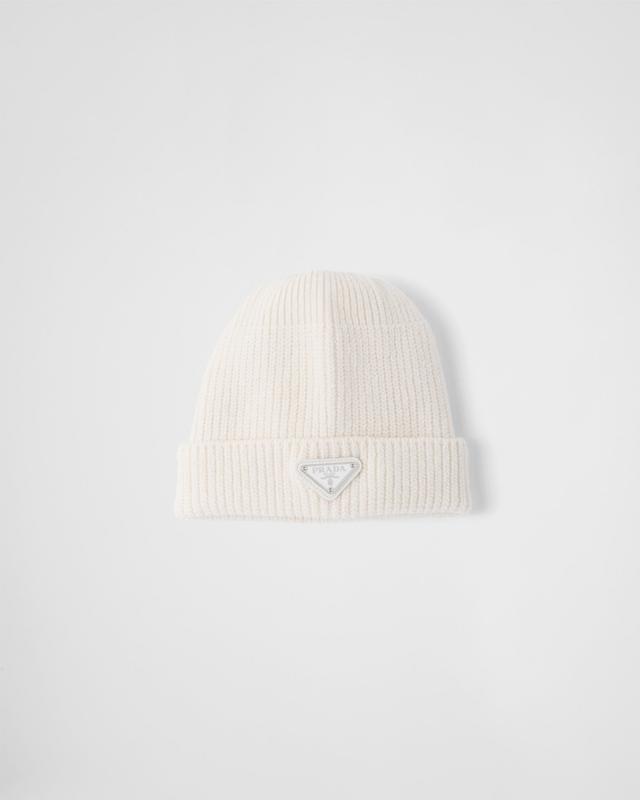 Wool and cashmere beanie Product Image