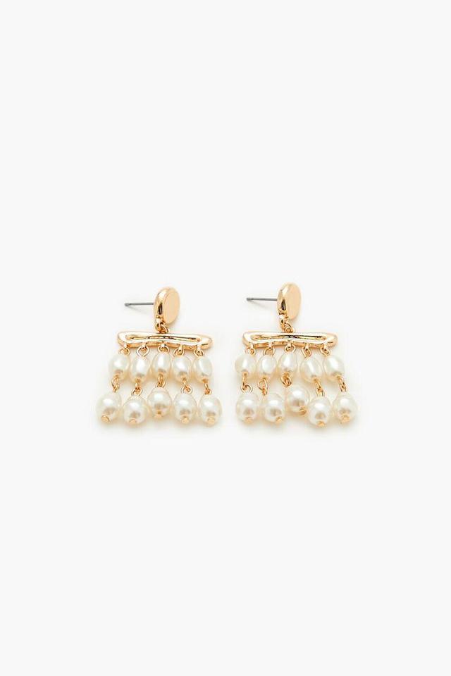 Tiered Faux Pearl Drop Earrings | Forever 21 Product Image