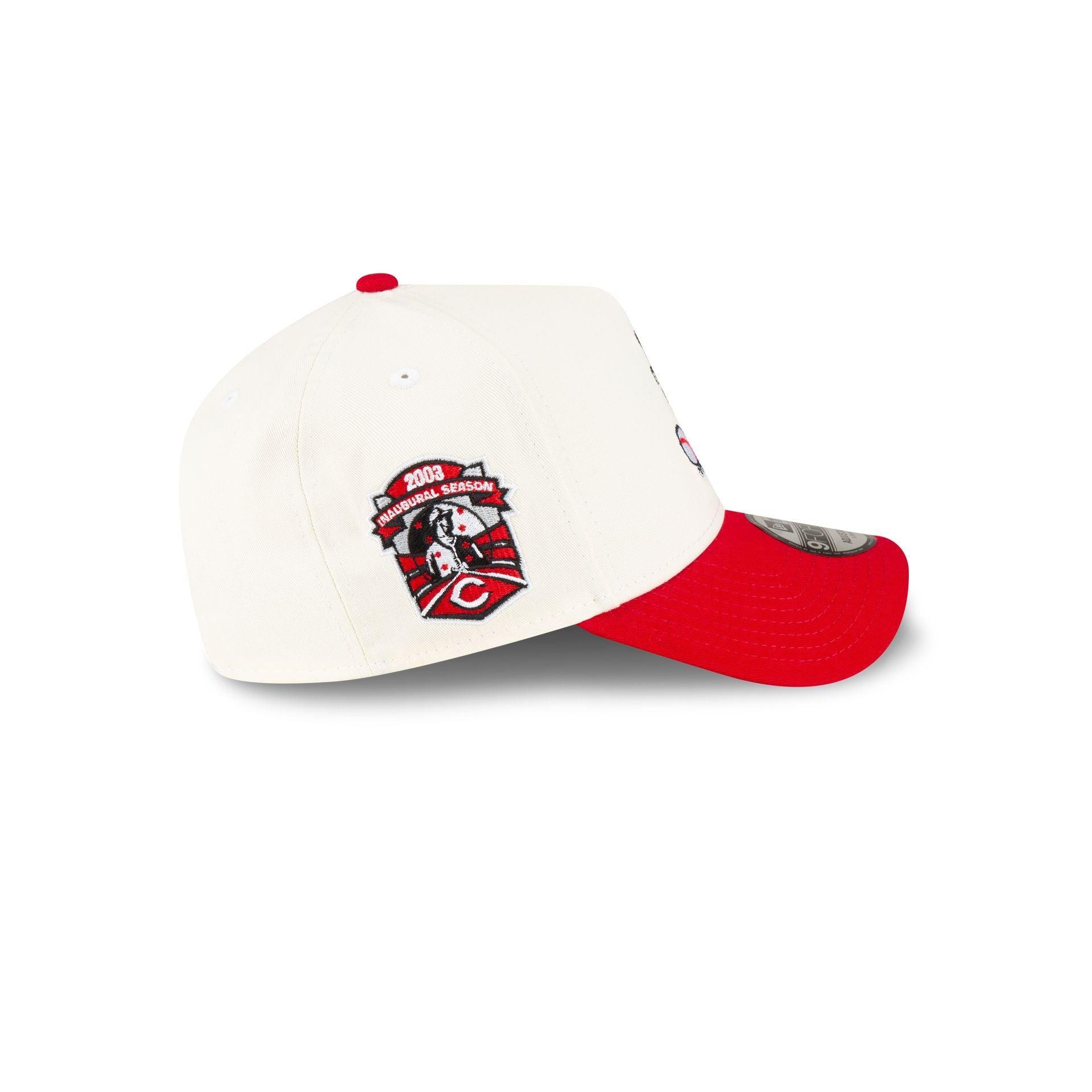 Cincinnati Reds Mini Mascot 9FORTY A-Frame Snapback Hat Male Product Image