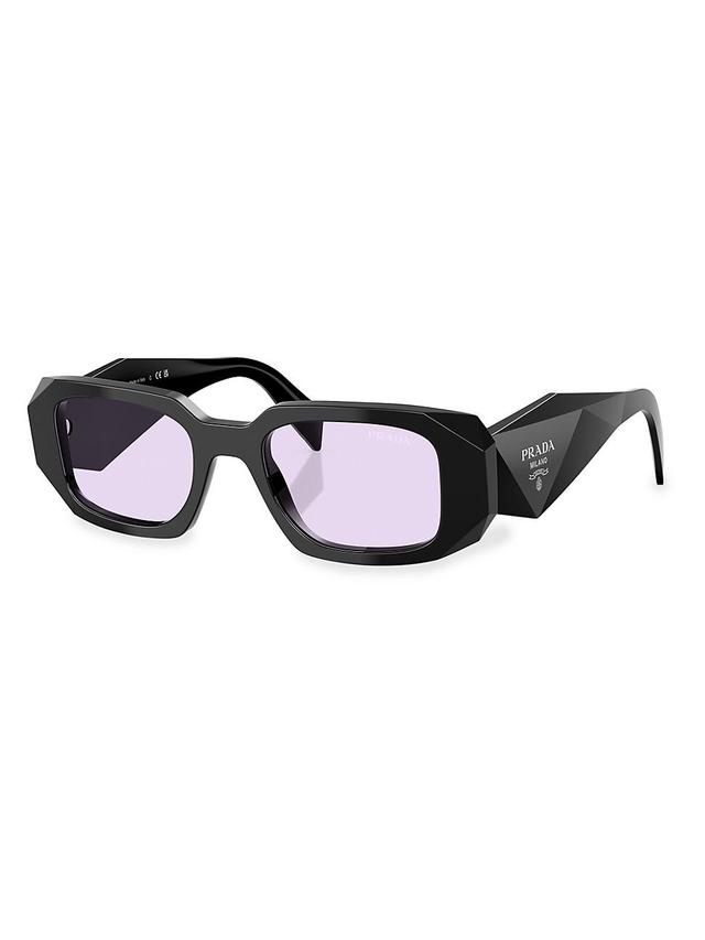 Geometric Rectangle Acetate Sunglasses Product Image