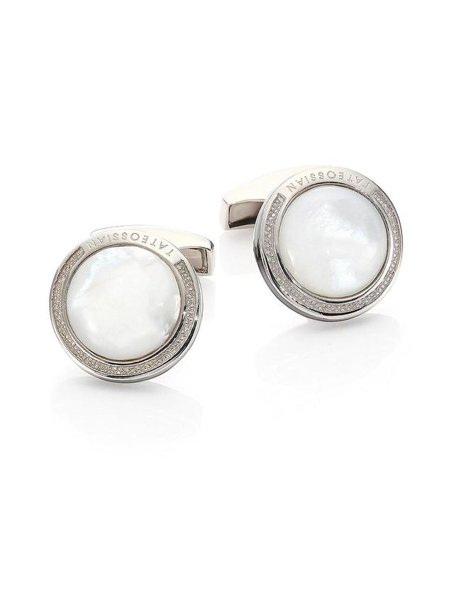 Mens Mother-Of-Pearl Cuff Links Product Image