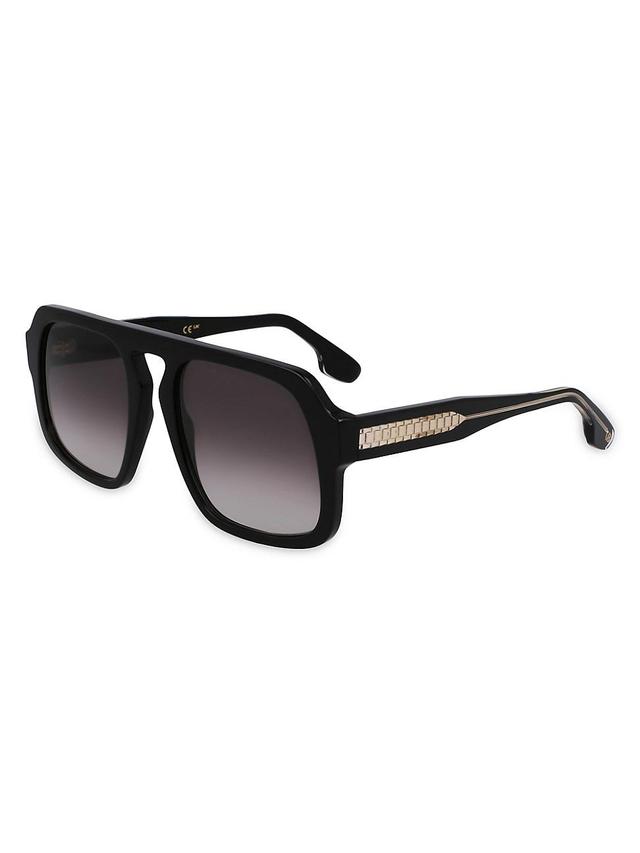 Womens VB Chain 53MM Rectangular Sunglasses Product Image