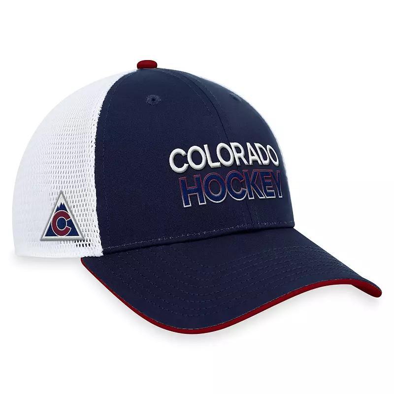 Mens Fanatics Navy Colorado Avalanche Authentic Pro Alternate Jersey Adjustable Trucker Hat - Navy Product Image