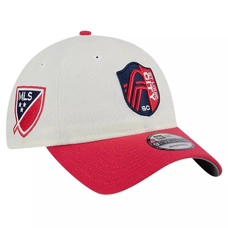 Mens New Era White St. Louis City Sc 2024 Kick Off Collection 9TWENTY Adjustable Hat Product Image