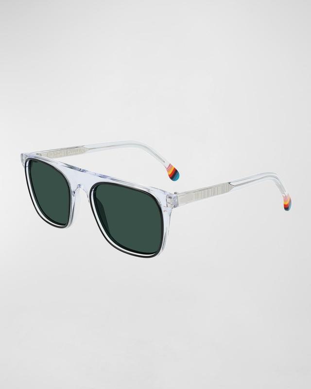 Mens Cavendish 53MM Rectangular Sunglasses Product Image