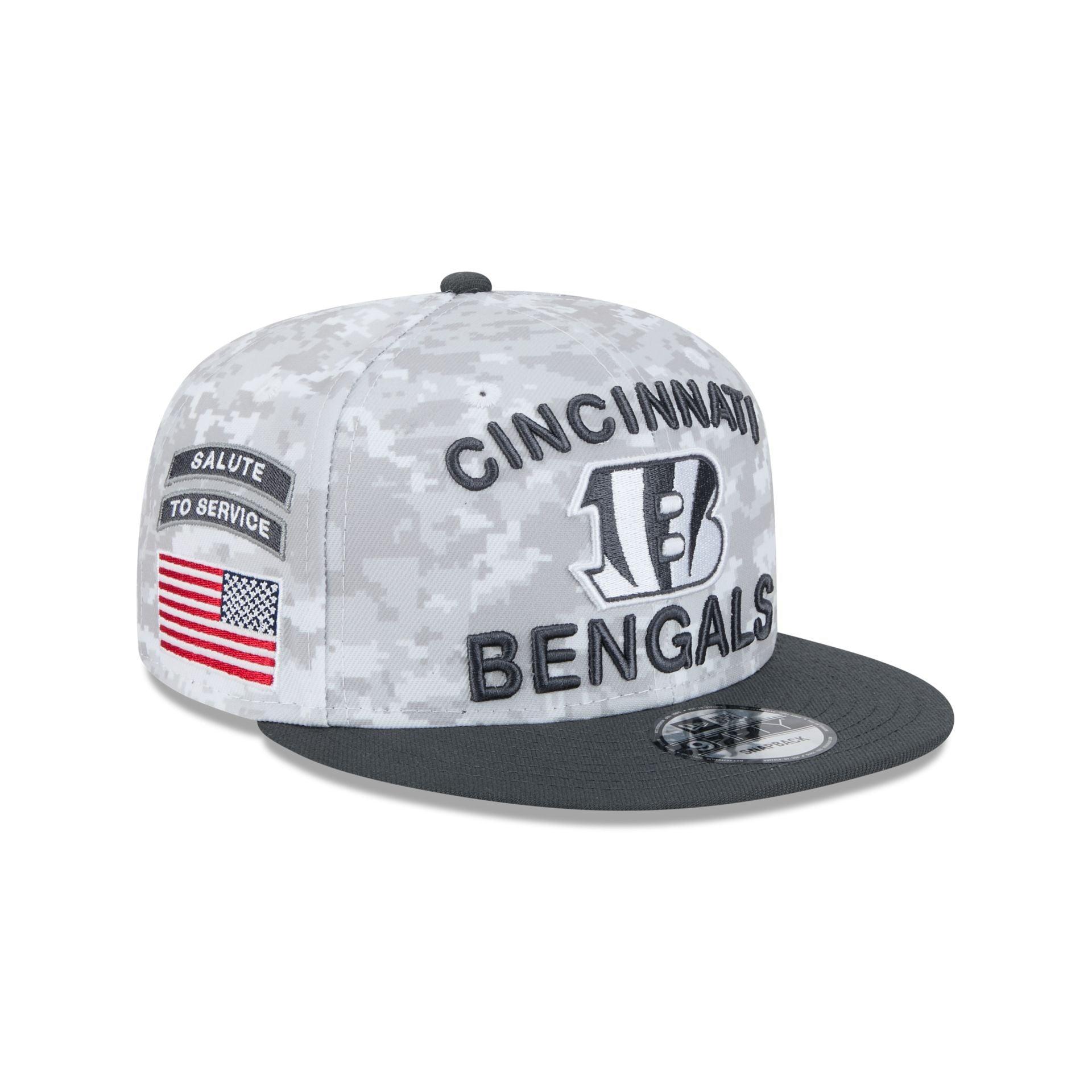 Cincinnati Bengals 2024 Salute to Service 9FIFTY Snapback Hat Male Product Image