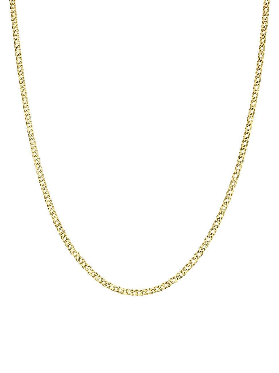 Womens 14K Yellow Solid Gold Woven Love Chain Product Image