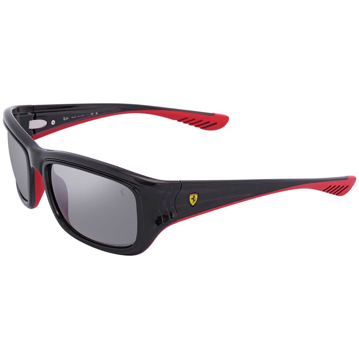 Ray-Ban 59mm Mirrored Square Sunglasses Product Image