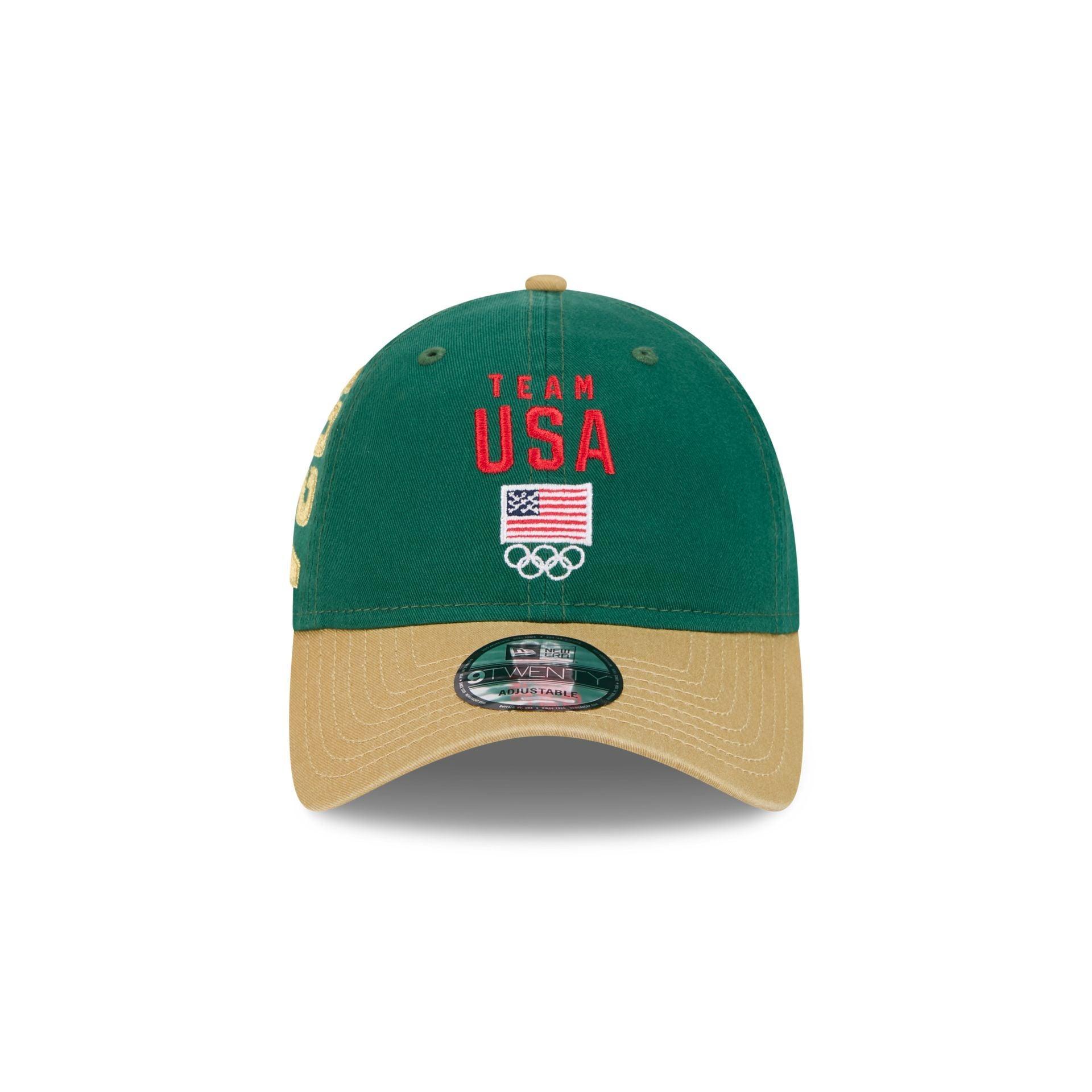 Team USA Olympics Green 9TWENTY Adjustable Hat Male Product Image