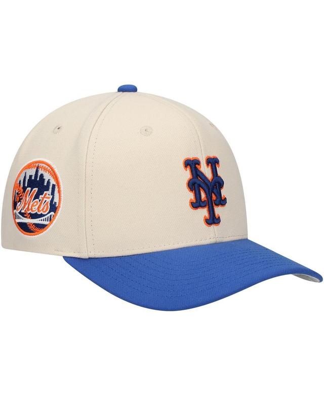 Mitchell & Ness Mens Cream New York Mets Pro Crown Adjustable Hat Product Image