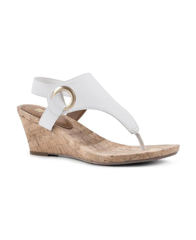 White Mountain Aida Smooth) Women's Sandals Product Image