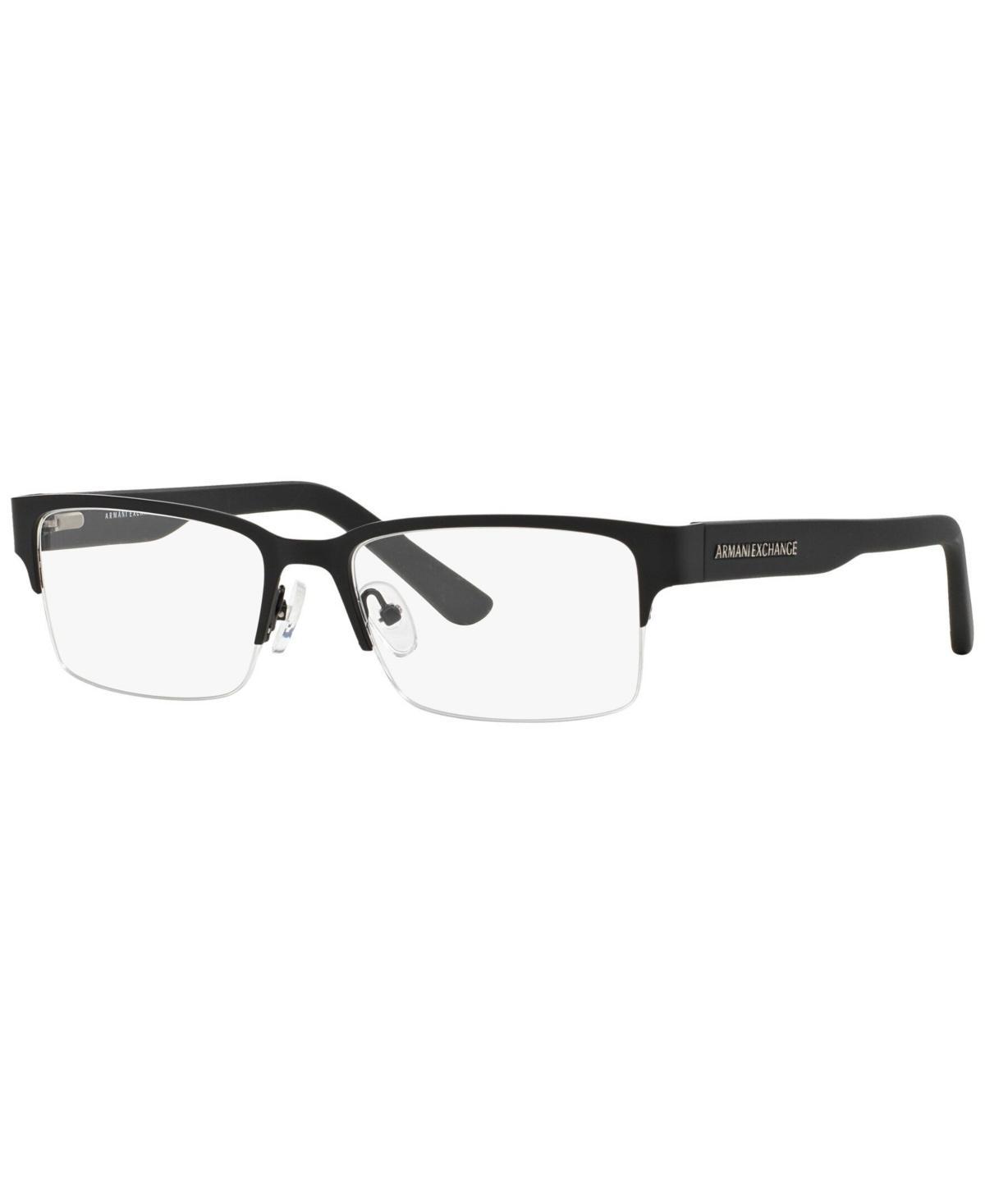 Armani Exchange AX1014 Mens Rectangle Eyeglasses - Black Product Image