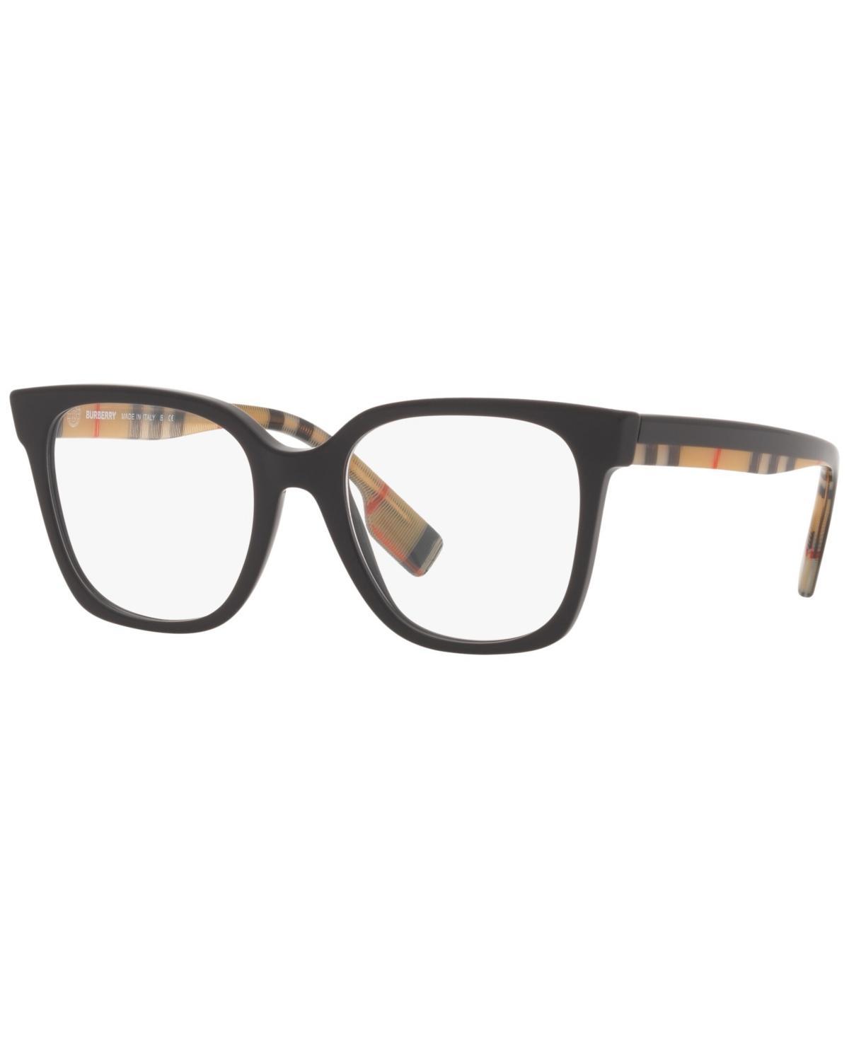 Burberry Womens Square Eyeglasses, BE2347 52 - Dark Havana Product Image