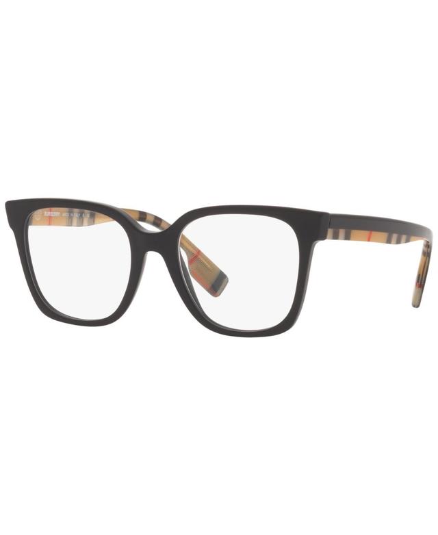 Burberry Womens Square Eyeglasses, BE2347 52 - Dark Havana Product Image