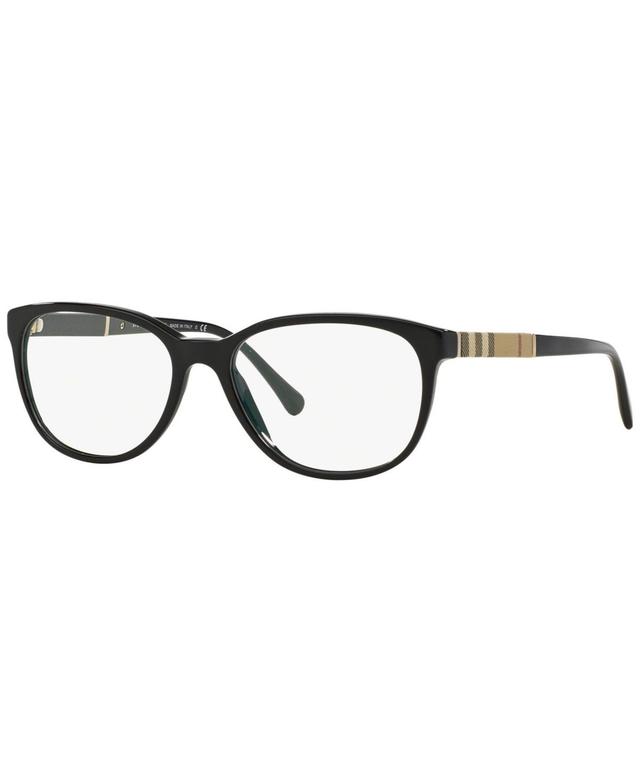 Burberry BE2172 Womens Square Eyeglasses - Black Product Image