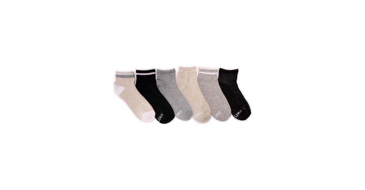 Muk Luks Womens Set of 6 Dream Step Mini Crew Socks Product Image