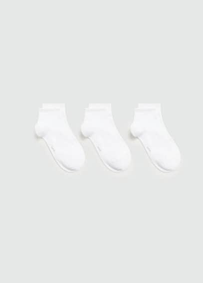 3-pack of ribbed cotton socks - Men | MANGO USA Product Image