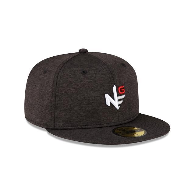 New Era Golf Black 59FIFTY Fitted Hat Male Product Image