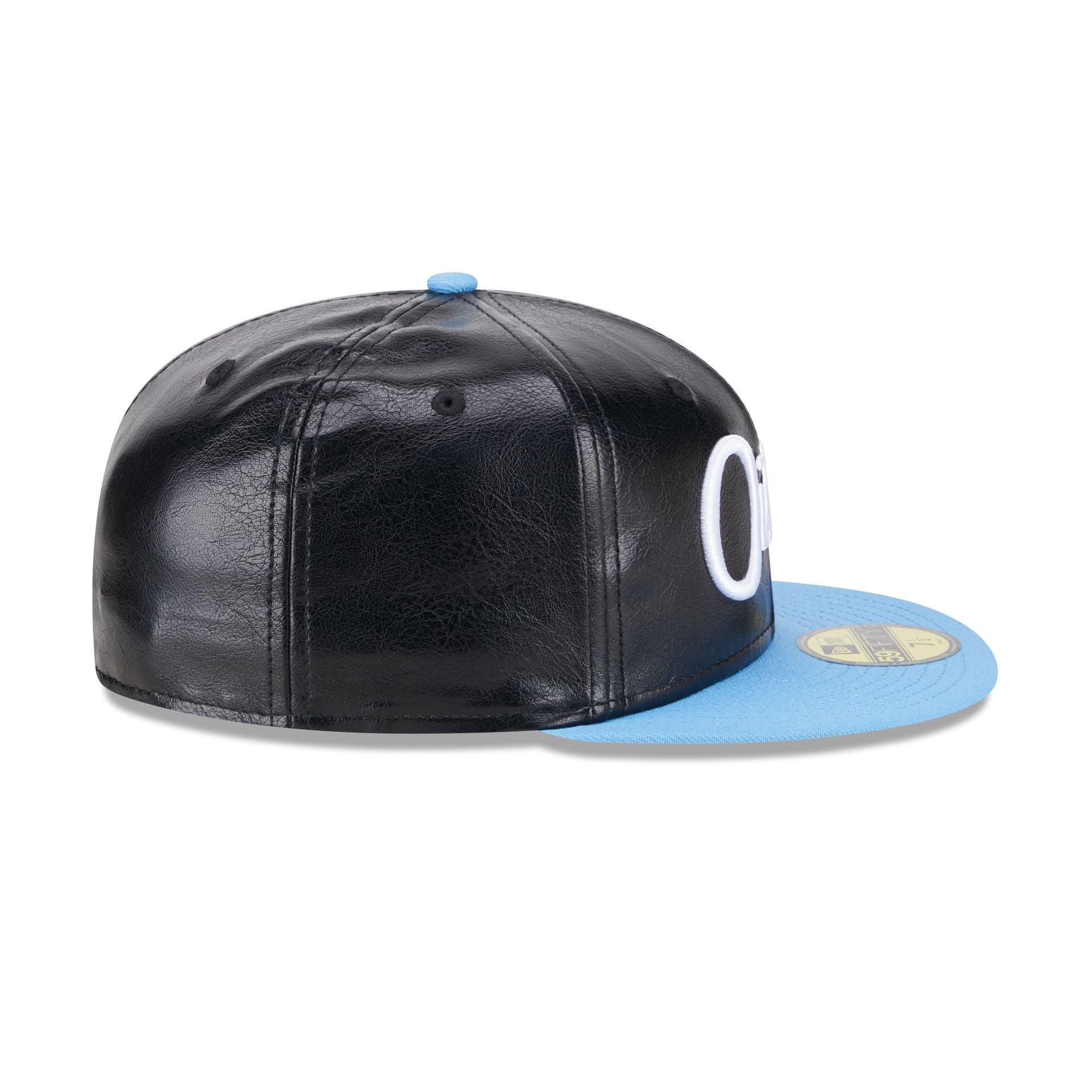 NFL Oilers Faux Leather Crown 59FIFTY Fitted Hat Male Product Image