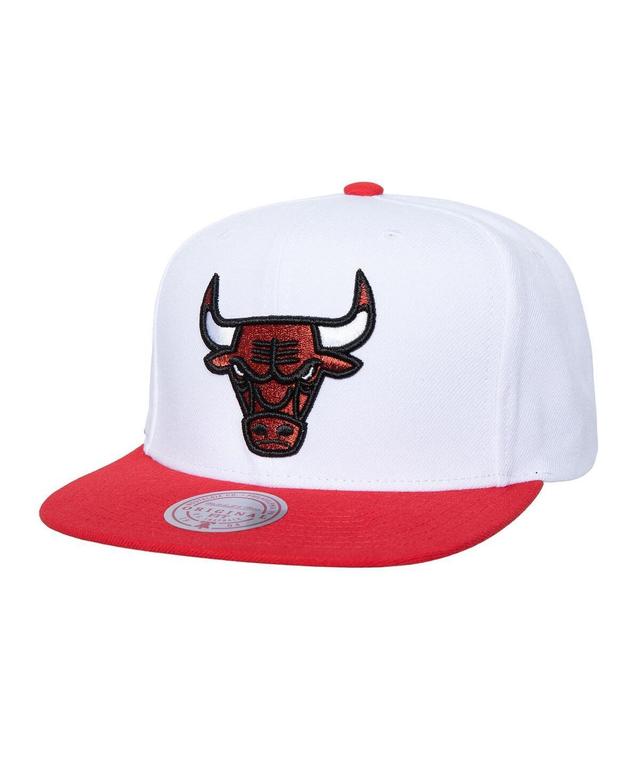 Mens Mitchell & Ness Chicago Bulls Soul Logo Shine 2-Tone Snapback Hat Product Image