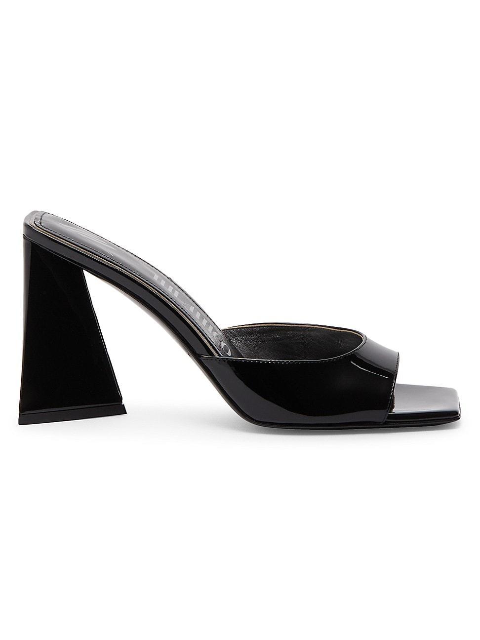 Womens Mini Devon 85MM Patent Leather Mules Product Image