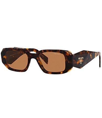 Geometric Rectangle Acetate Sunglasses Product Image