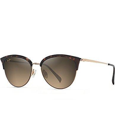 Maui Jim Womens Olili PolarizedPlus2 Cat Eye 55mm Sunglasses Product Image