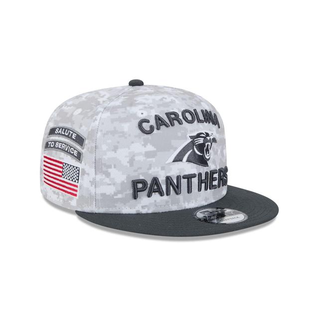 Carolina Panthers 2024 Salute to Service 9FIFTY Snapback Hat Male Product Image