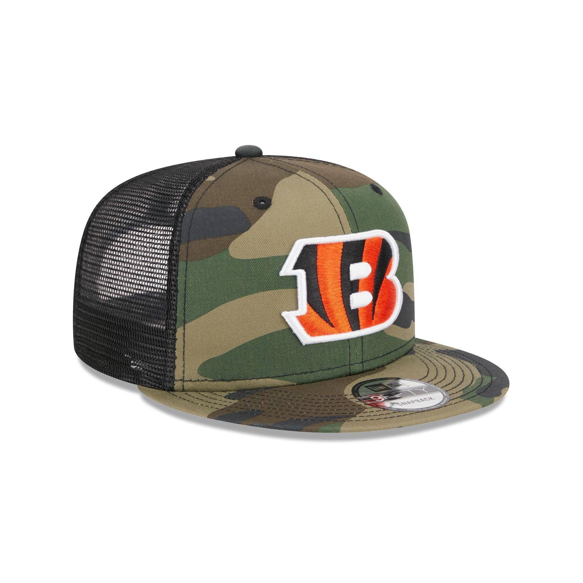 Cincinnati Bengals Camo 9FIFTY Trucker Snapback Hat Male Product Image